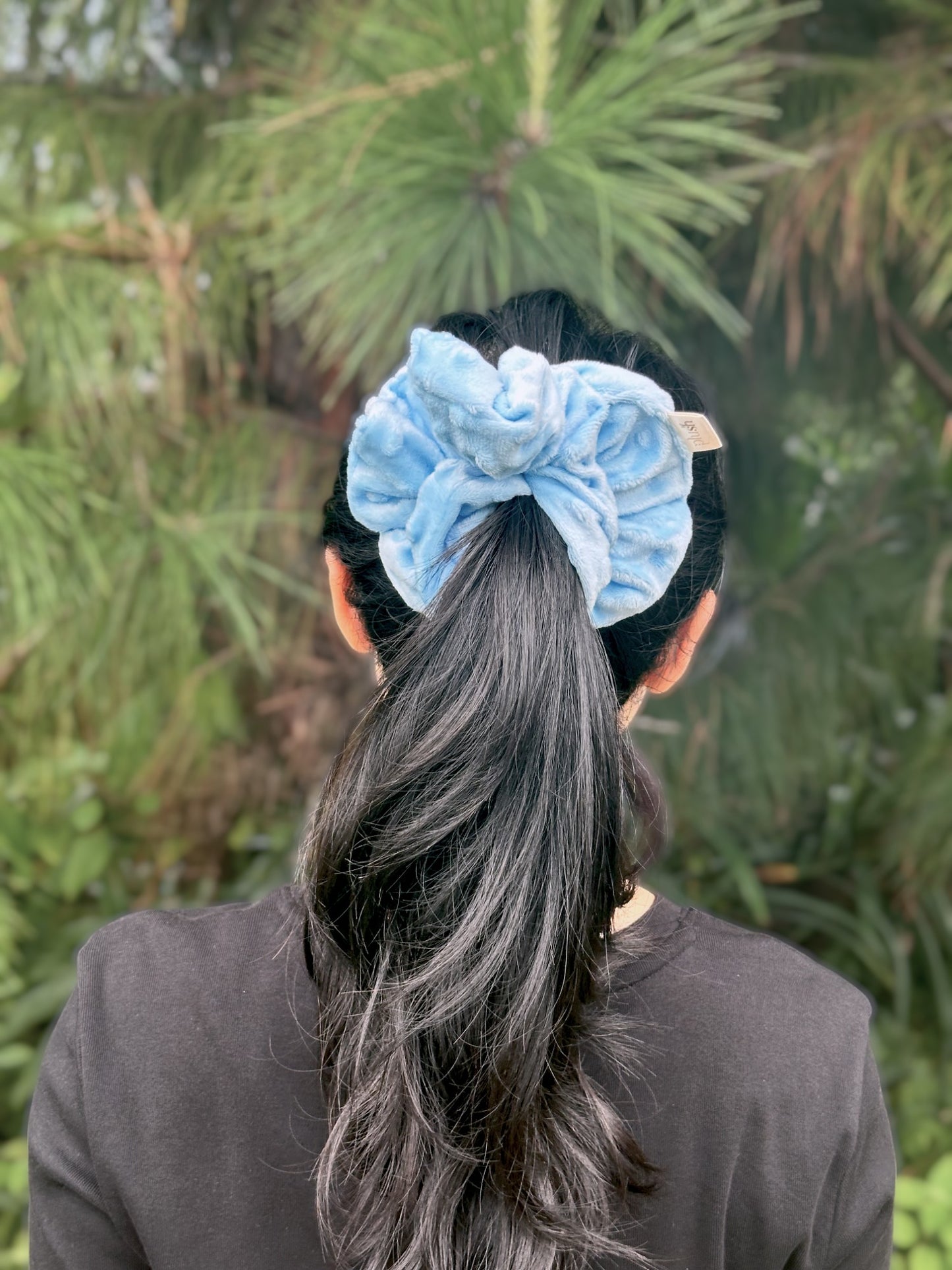 Blue Aspen - Jumbo Scrunchie