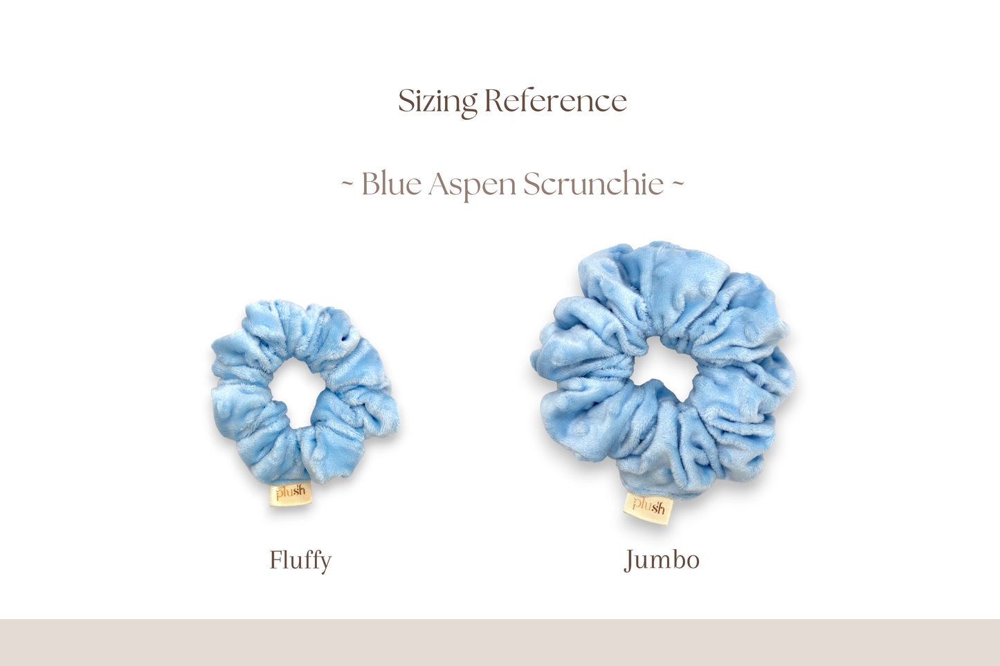 Blue Aspen - Jumbo Scrunchie