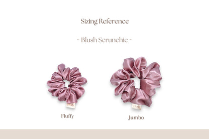 Blush - Fluffy Scrunchie